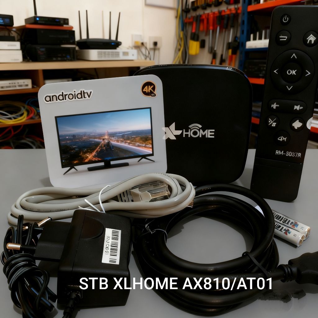 Stb Xlhome Ax810/At01 2/16gb sudah root+full aplikasi