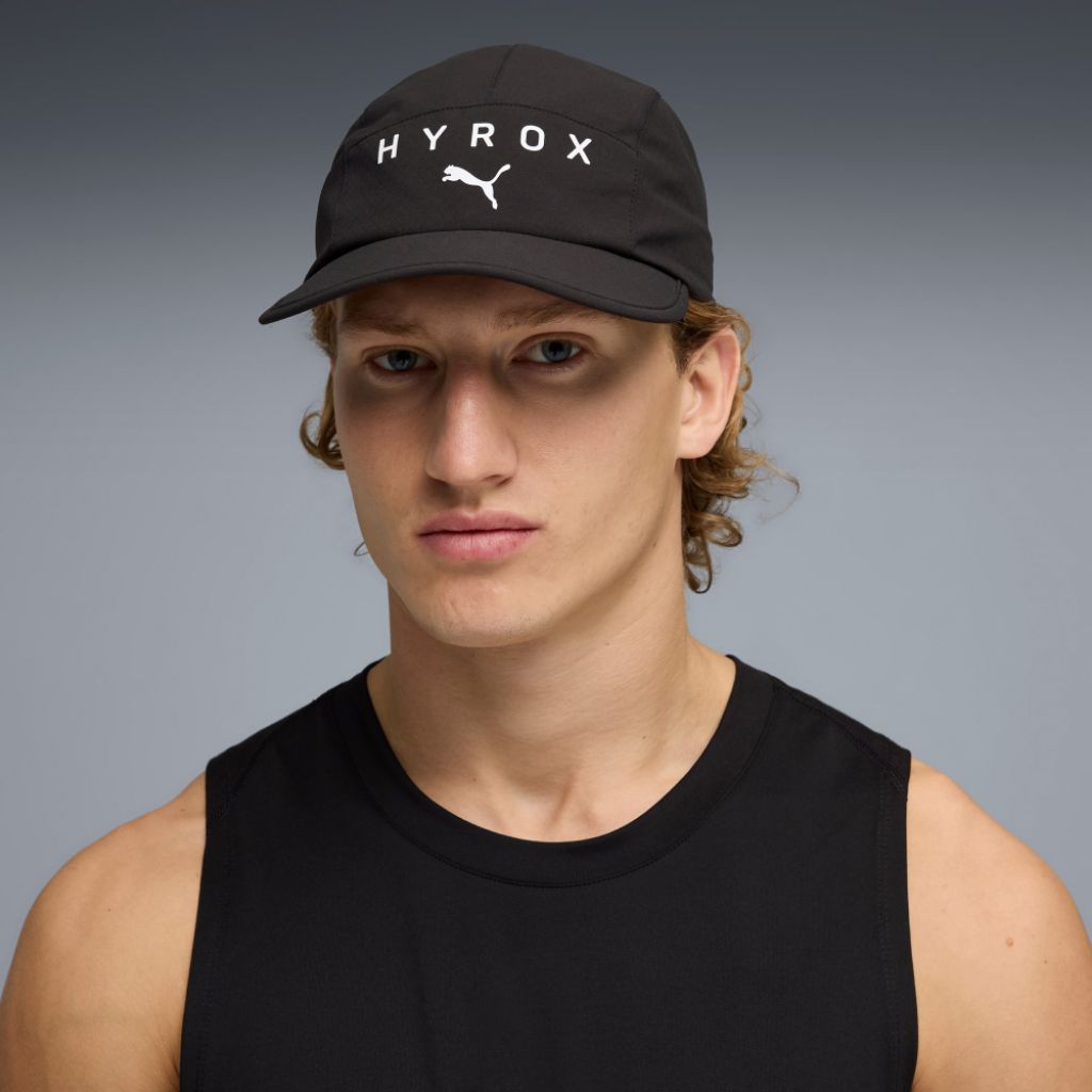 Topi Running PUMA x HYROX RUNNING 5 Panel Cap PUMA Bl 027077 01