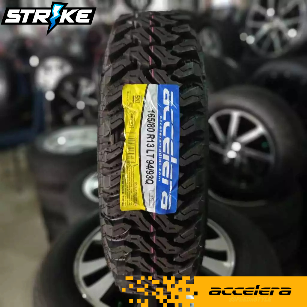 BAN MOBIL OFF ROAD R13 UKURAN 165/80 R13 ACCELERA MT BAN MOBIL UNTUK MEDAN TANAH LUMPUR