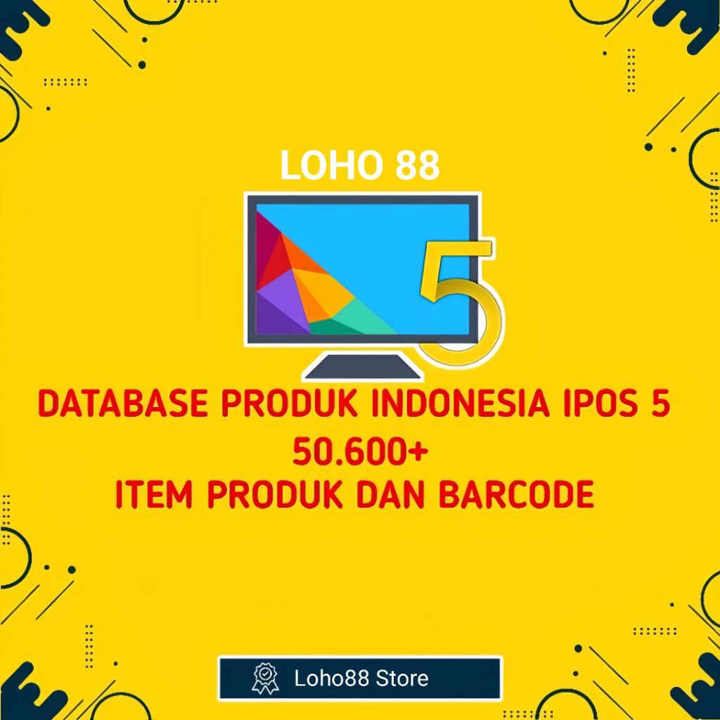 Database Ipos 5 & 4 Produk Indonesia 50.600+ barcode produk (TINGGAL IMPORT)