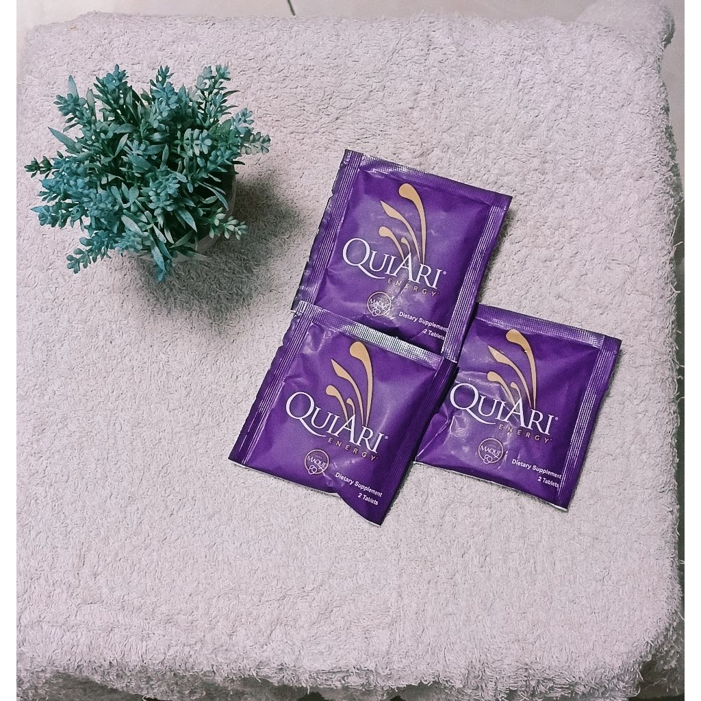 Quiari Energy  saseg isi dua, tablet antioksidan