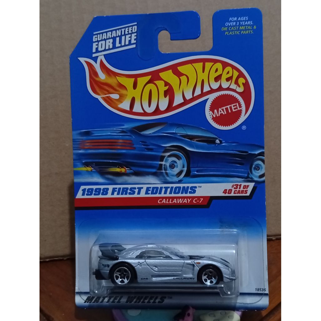 hot wheels blue card callaway c7