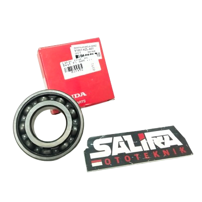 Laker Bearing Laher Lahar Bearing Kruk As Bandul Motor Beat FI Orisinil AHM Kanan 6205Z 91001 KZL A0