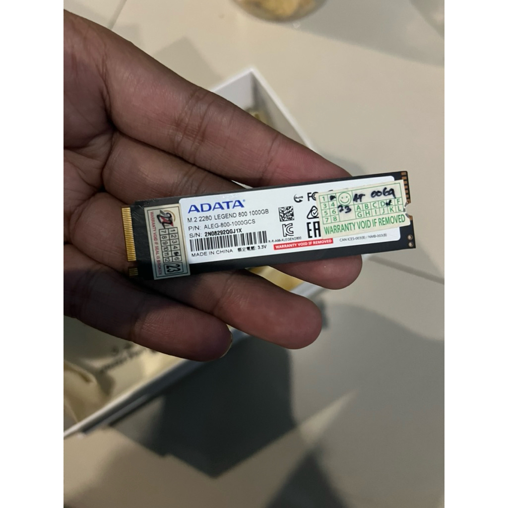 SSD ADATA LEGEND 800 1TB GEN 4 HEALTH 92%