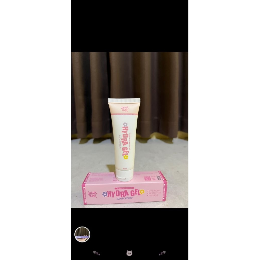 Sunscreen Gel OHMYSKIN! Hydrolized Collagen, Niacinamide, Titanium Dioxide