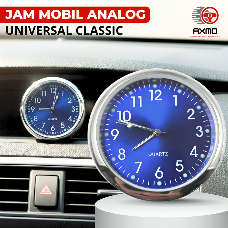 Jam Mobil Dashboard Universal Jam Variasi Mobil Tempel Pajangan Aksesoris Dashboard Mobil