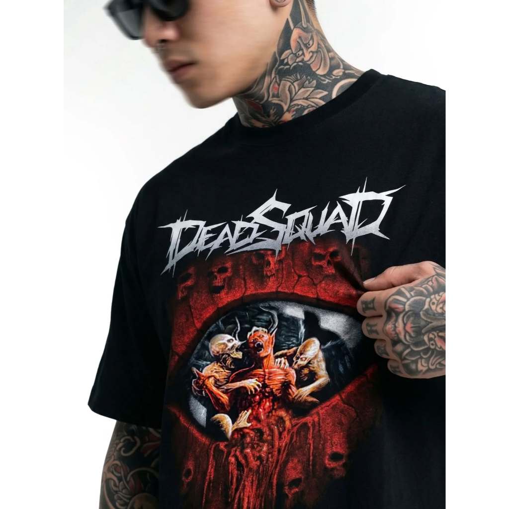 Deadsquad - Horror vision 2026 - Tshirt distro / kaos band metal original