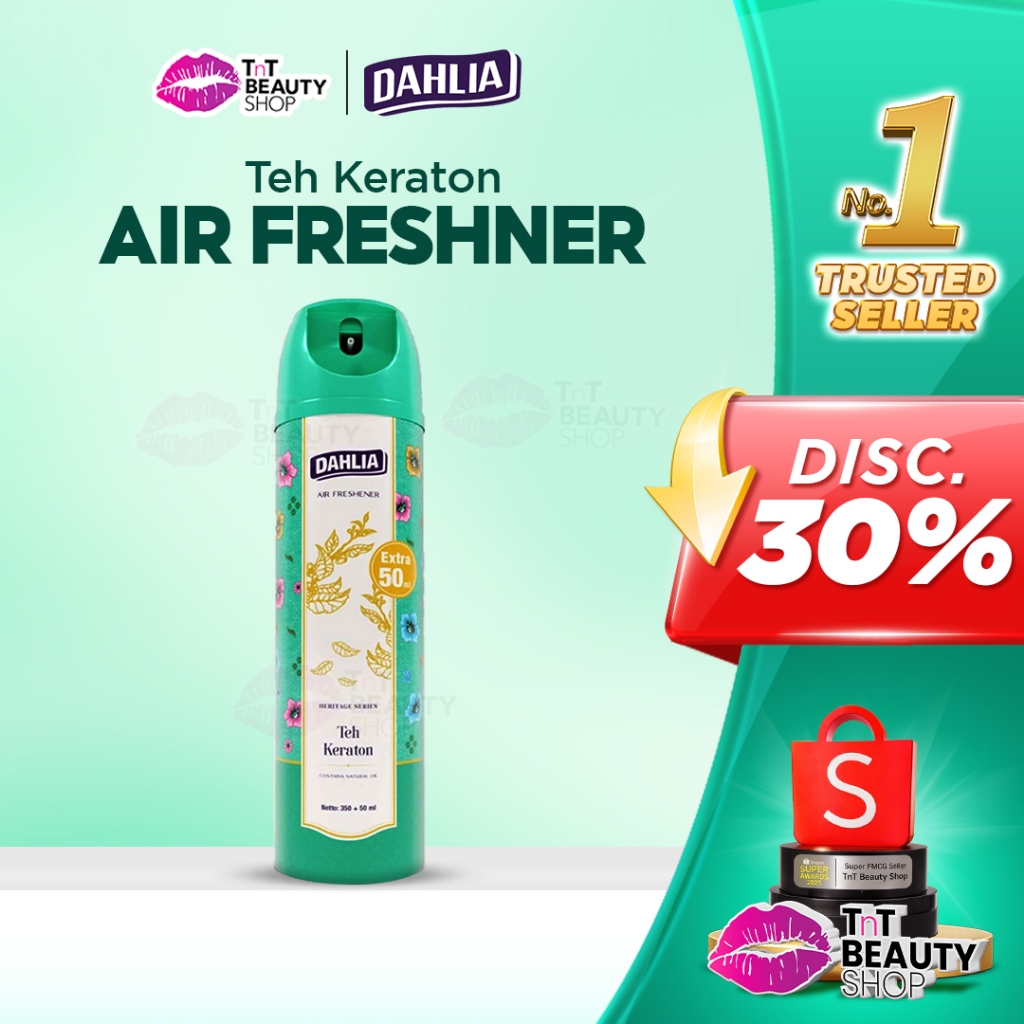 Dahlia Aerosol Heritage Series Teh Keraton 350ml + 50ml Aroma Teh Mewah & Menenangkan | TnT Beauty S