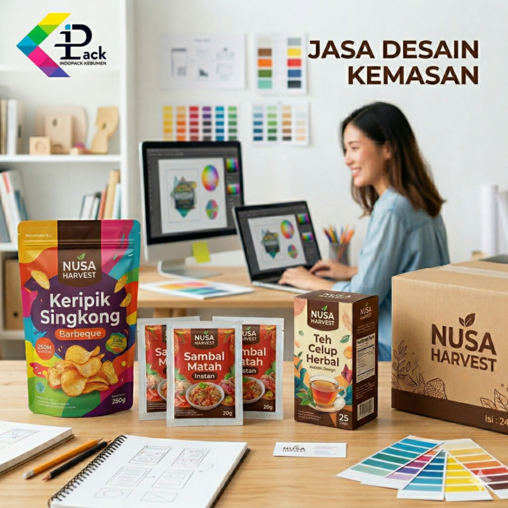 JASA DESAIN UNTUK PEMBUATAN KEMASAN | JASA PEMEBUATAN LOGO KEMASAN | DESAIN PRINTING & PACKAGING