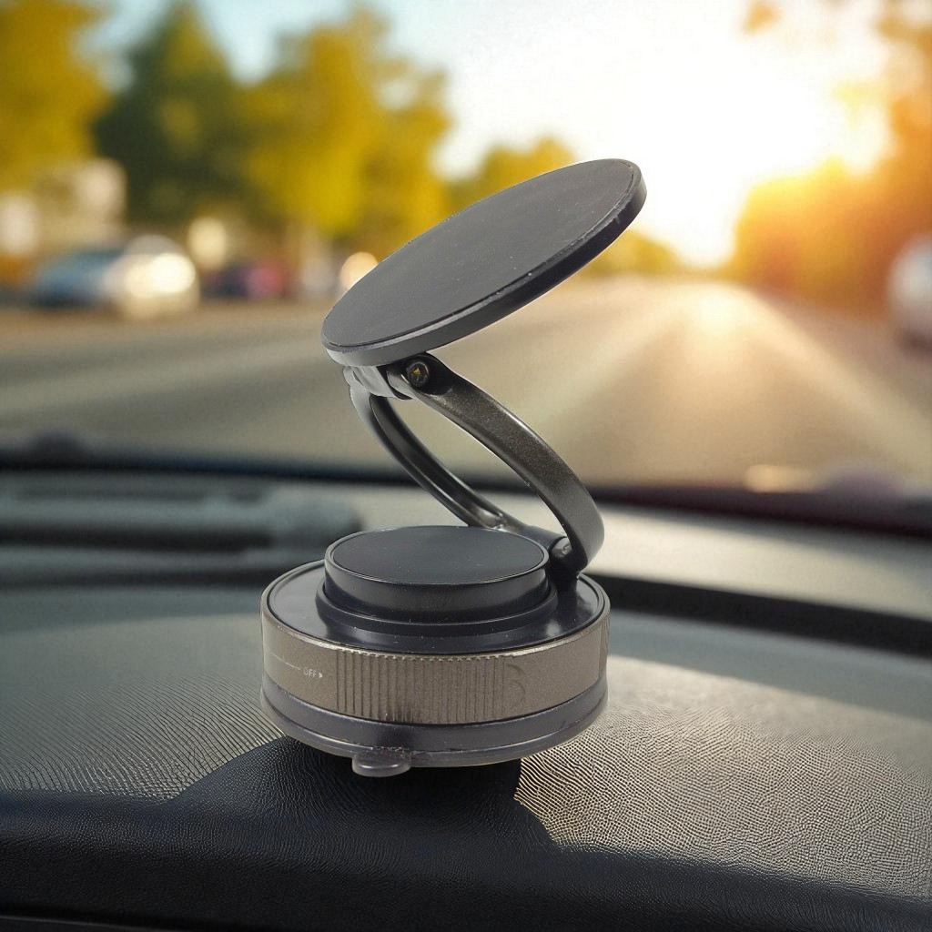 Holder HP Mobil Magnetic Suction Cup Foldable Car Phone Holder