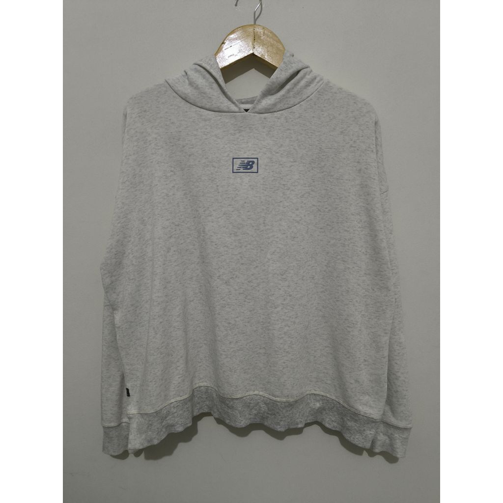 Hoodie Jacket NB New Balance Center Logo White size L