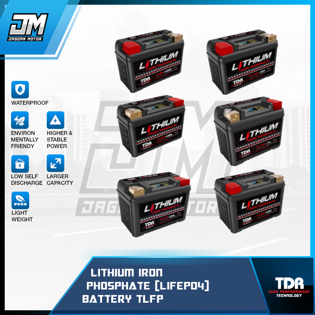 AKI MOTOR TDR LITHIUM BATTERY PHOSPATE