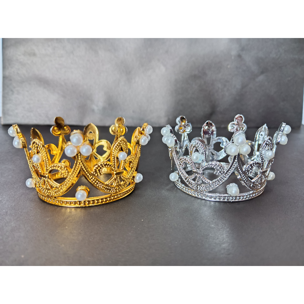 mini crown plastik mahkota plastik mini/topper kue