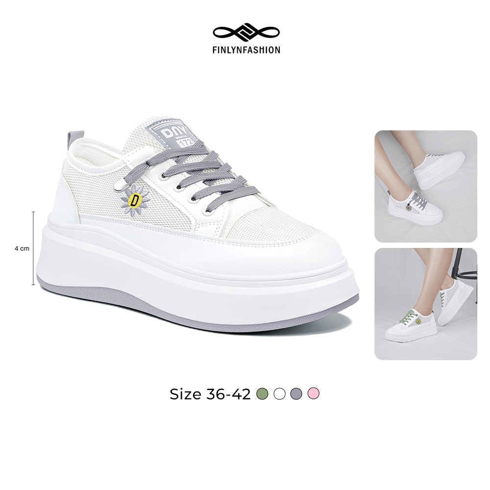 Sepatu Wanita Sneakers Putih Cewek Korean Look Sepatu Hak Tinggi Sneaker Anak Perempuan SP-172