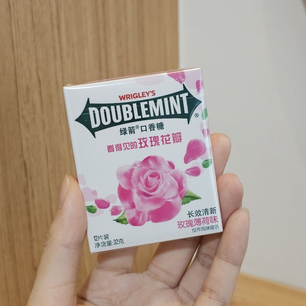 DOUBLEMINT GUM ROSE MINT FLAVOR