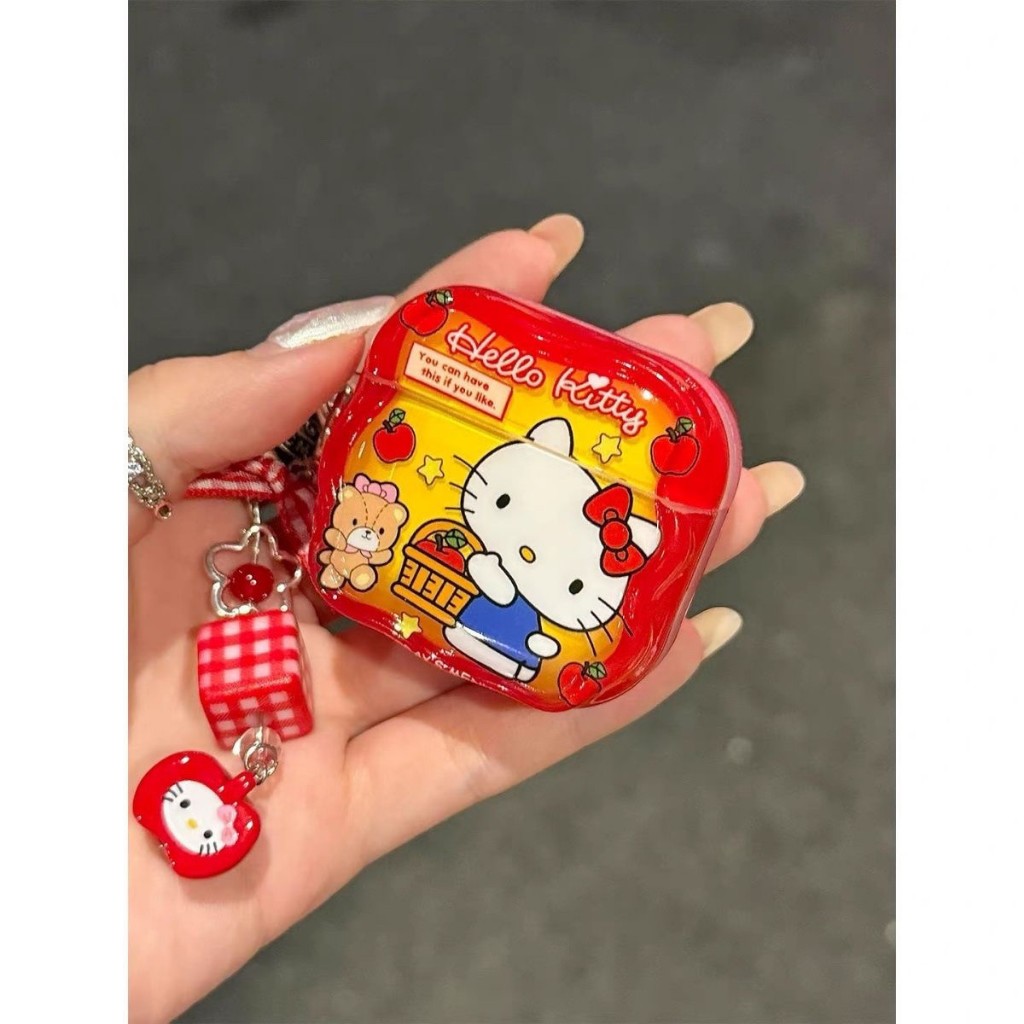 Apple Red Kitty is suitable for AirPods 4th generation protective case AirPods Pro 2 Apple headphone