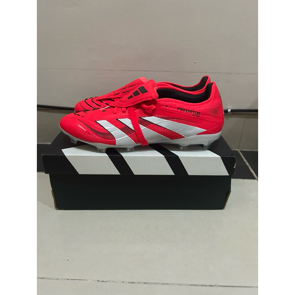 Adidas Predator 25 Pure Victory Tongue Pro FG Sepatu Bola - Size 45