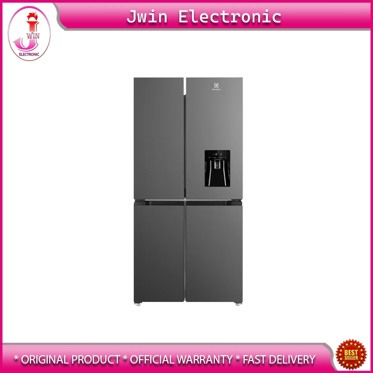 ELECTROLUX EQE4960A Kulkas 4 Pintu With Dispenser 492 Liter