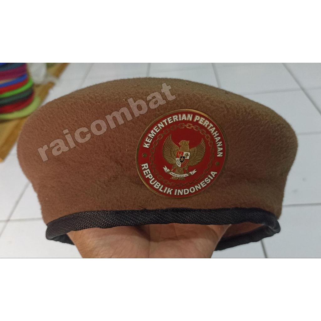 TOPI BARET KEMHAN / BARET PNS KEMHAN + EMBLIM KEMHAN