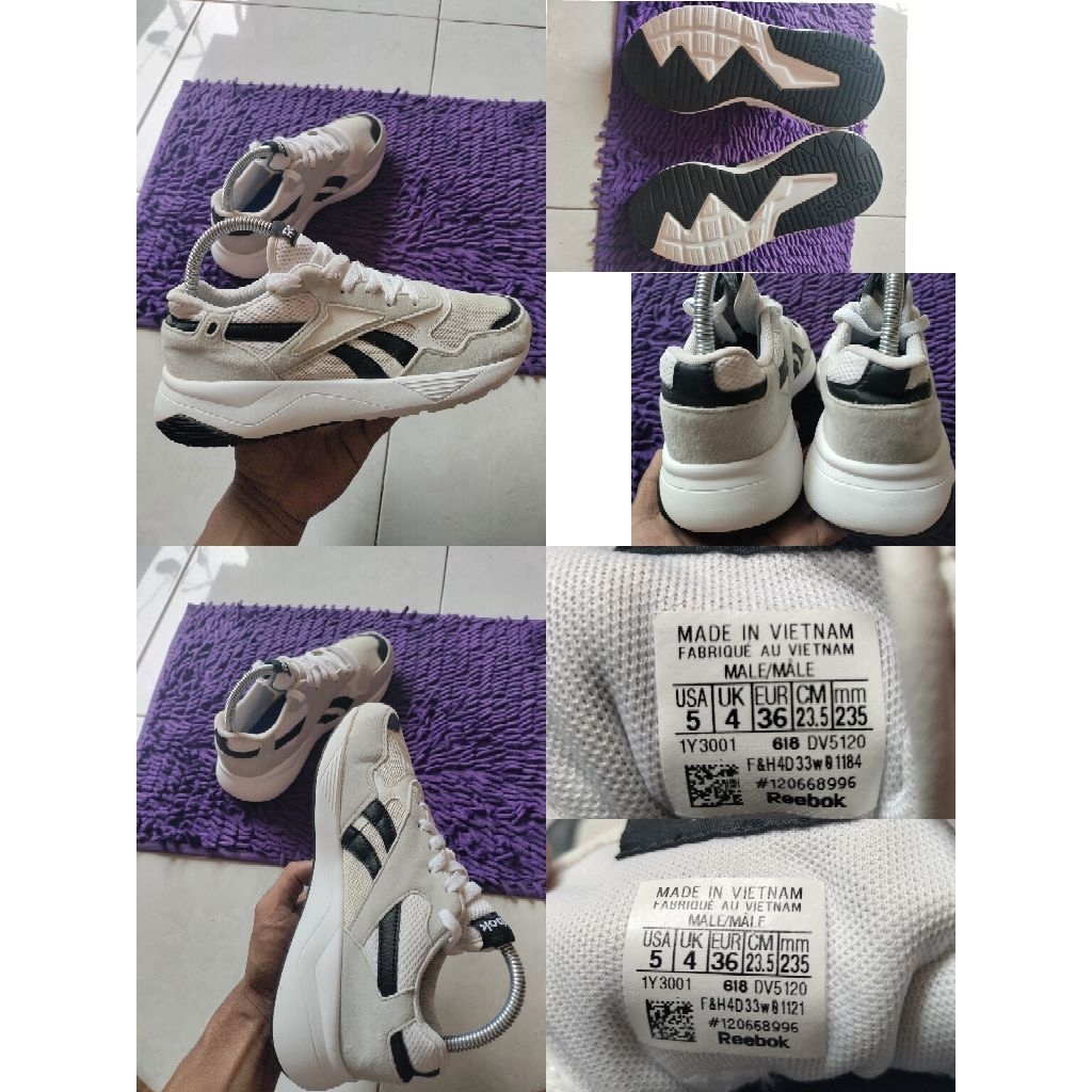 Sepatu Preloved Second Original Reebok Royal Dashonic