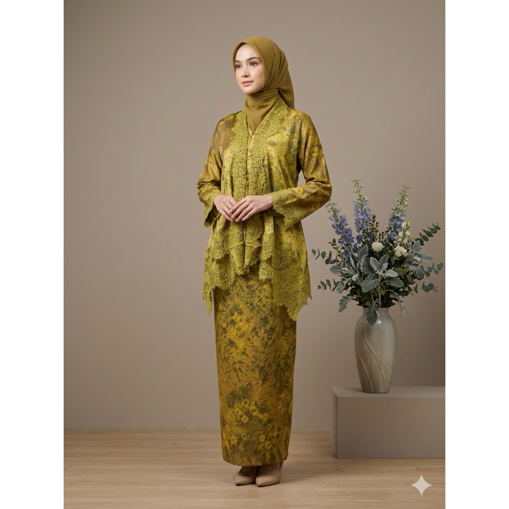 Setelan KAIN Lilit/Pantai Jumputan Palembang