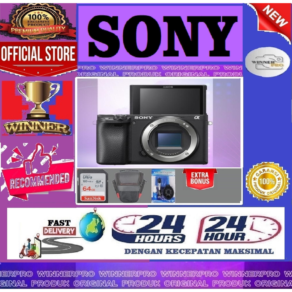 Sony Alpha A6400 Body Only / Sony A6400 Body/ 6400