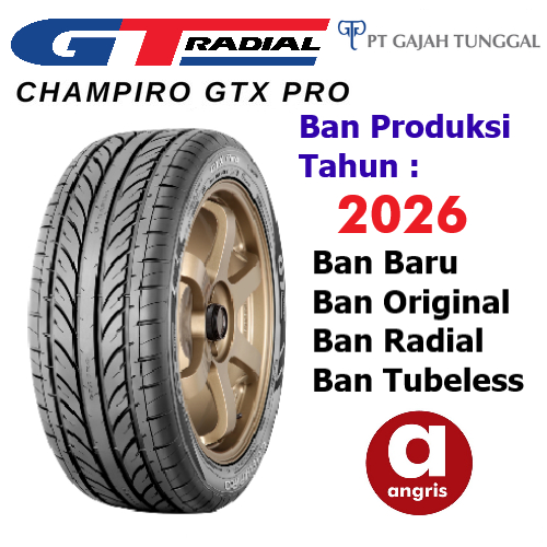GT Radial Champiro GTX Pro 185 60 R15  Ban Baru Radial Tubeless Mobil Toyota Yaris Vios Swift Polo R