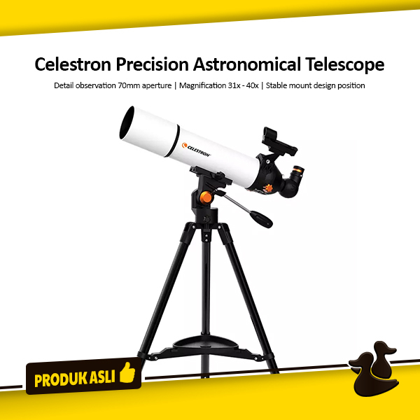 Celestron Astonomical Telescope Teleskop Astronomi Profesional Teropong Bulan Bintang + Tripod Origi