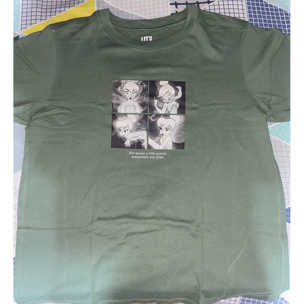 Uniqlo Tinkerbell Disney Tshirt Kaos Official