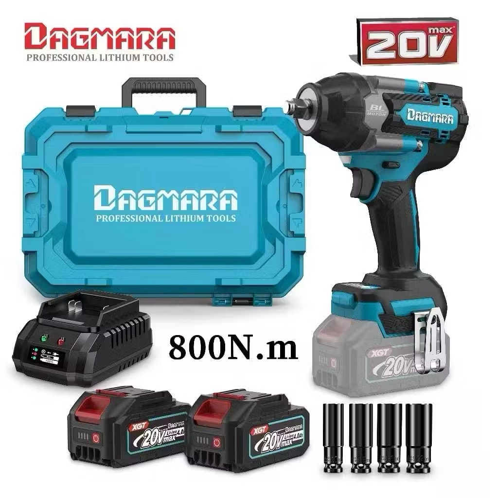 DAGMARA 800Nm Impact wrench Bor baterai portabel