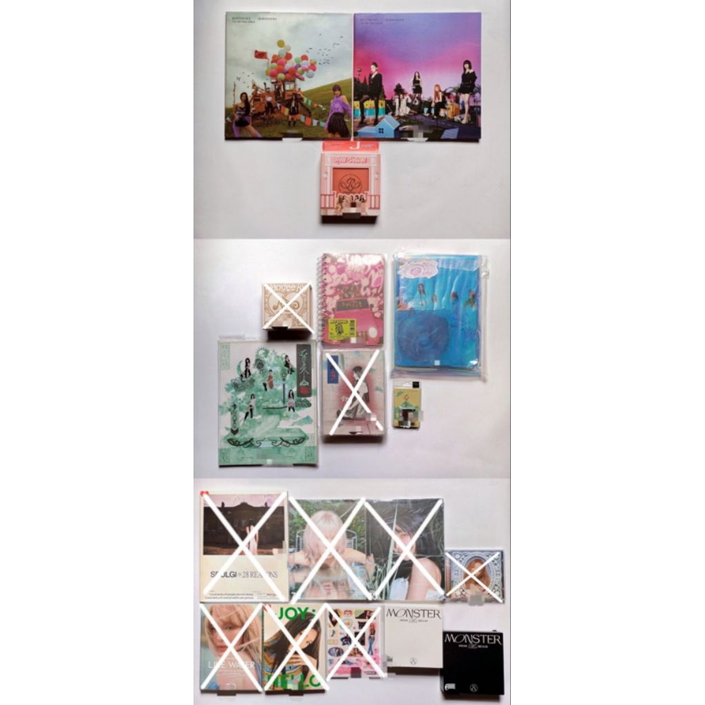 [Ready] Album Only Official Red Velvet Solo member IRENE SEULGI WENDY JOY YERI Queendom Birthday Cos