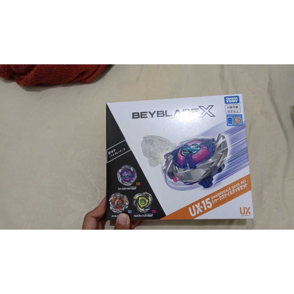UX - 15 Beyblade X Shark Scale Full Set Beycode Asia