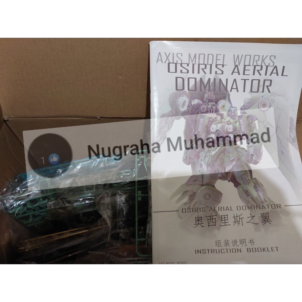 MG 1/100 Osiris Aerial Dominator model kit by Axis Model [Solomon]