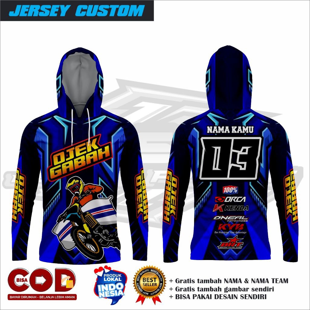 Jersey ojek gabah custom/Jersey ojek gabah terbaru/Jersey ojek gabah balap/Jersey ojek gabah full pr