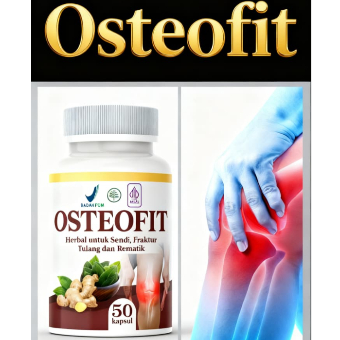 TERLARIS OSTEOFIT – Herbal Persendian 50 Kapsul, Nyeri & Pegal Hilang Cepat, Aman, BPOM Halal & Orig