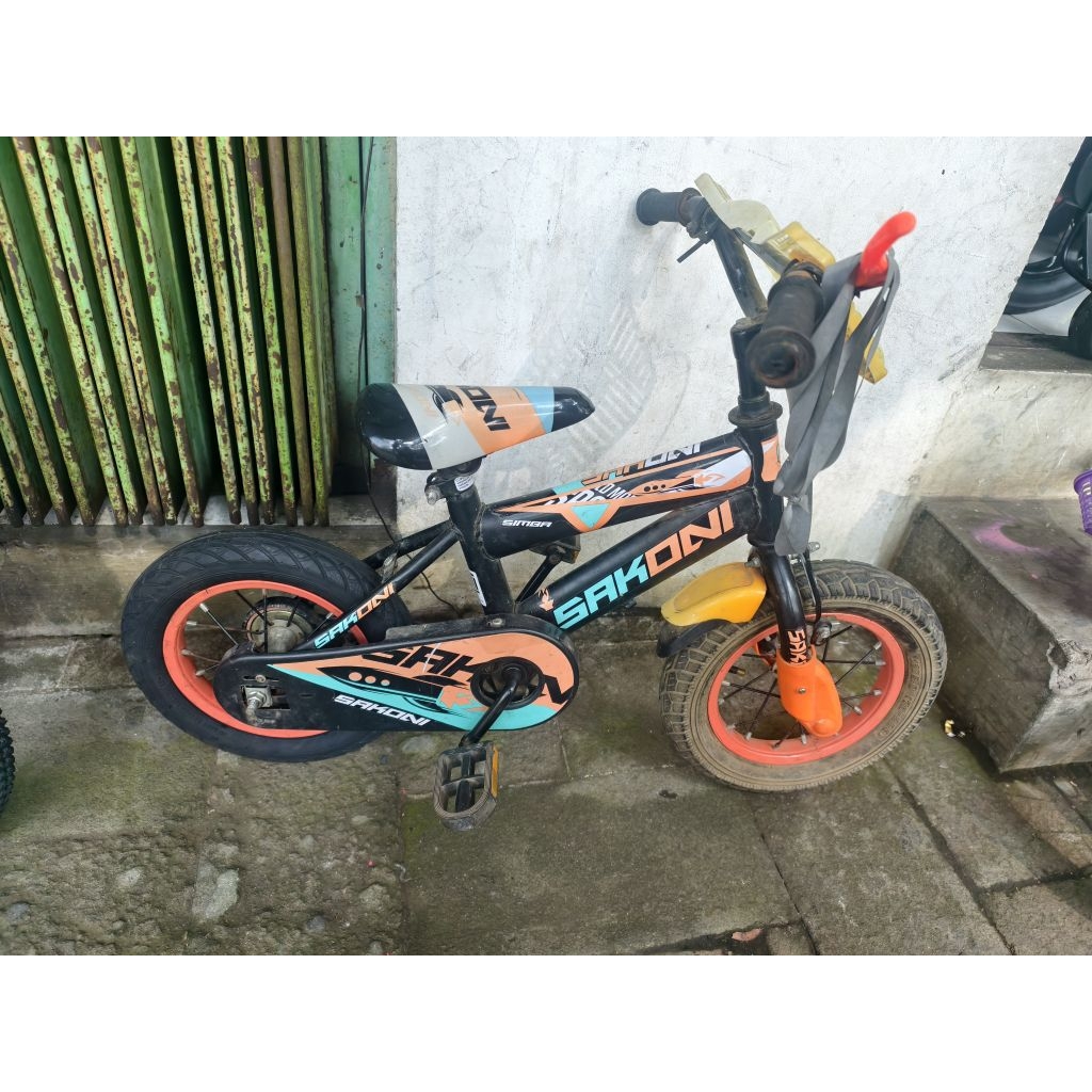 BEKAS sepeda bmx 12 sakoni