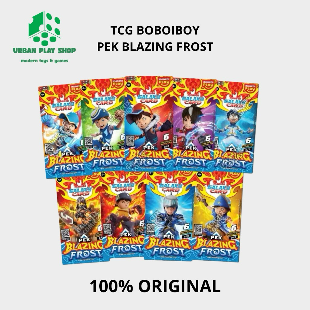 TCG Boboiboy Card - Pek Blazing Frost Original