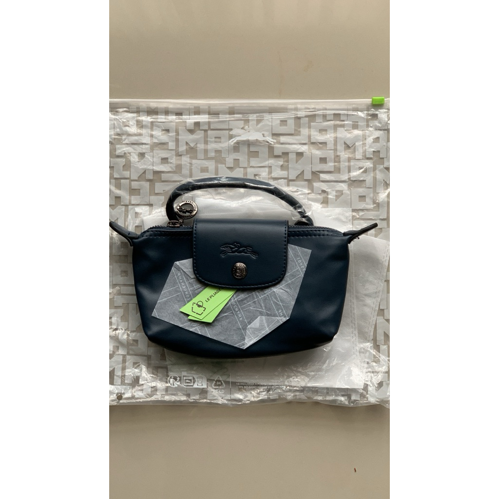 LC Cuir Micro Tas Kulit Sling Bag Hangout - Navy