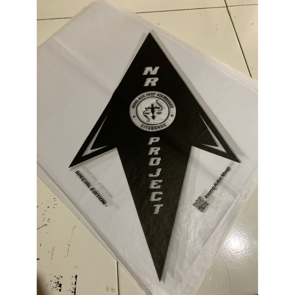 kertas layangan sukoi sablon 1 warna panah