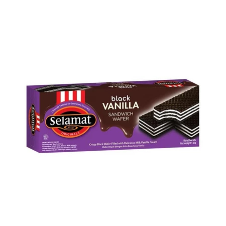 Selamat Wafer Black Vanilla 128 g
