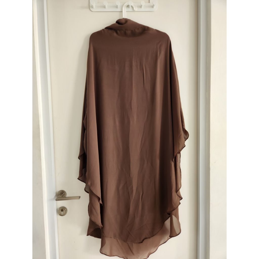 french khimar/fk ceruty double layer by ummaira