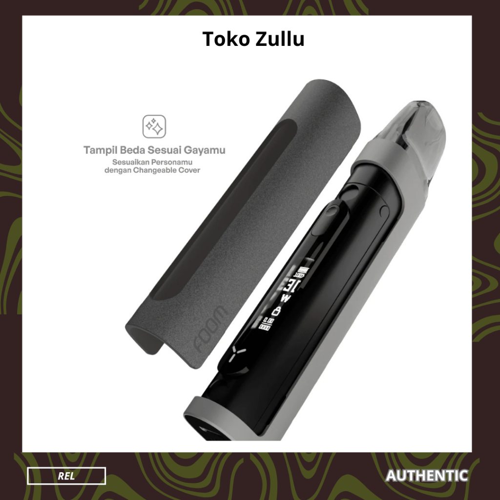 Foom Pod Kit Y Granite Gray 30W 1100mAh Bundling 15ml 100% Authentic