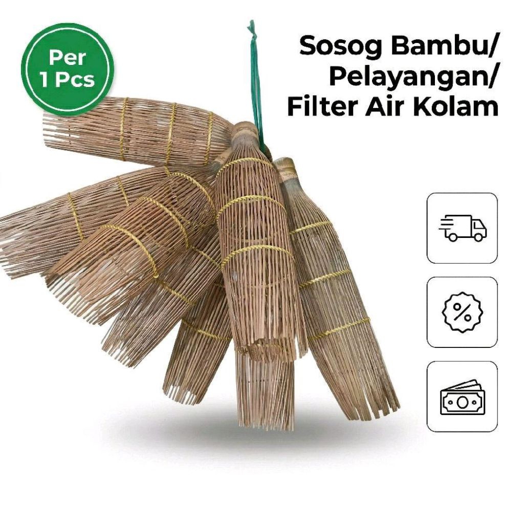 Bubu Sosog Perangkap Ikan Tradisional Dari Bambu SOSOG Kolam / Bubu Ikan Bambu Asli - Alat Tangkap I
