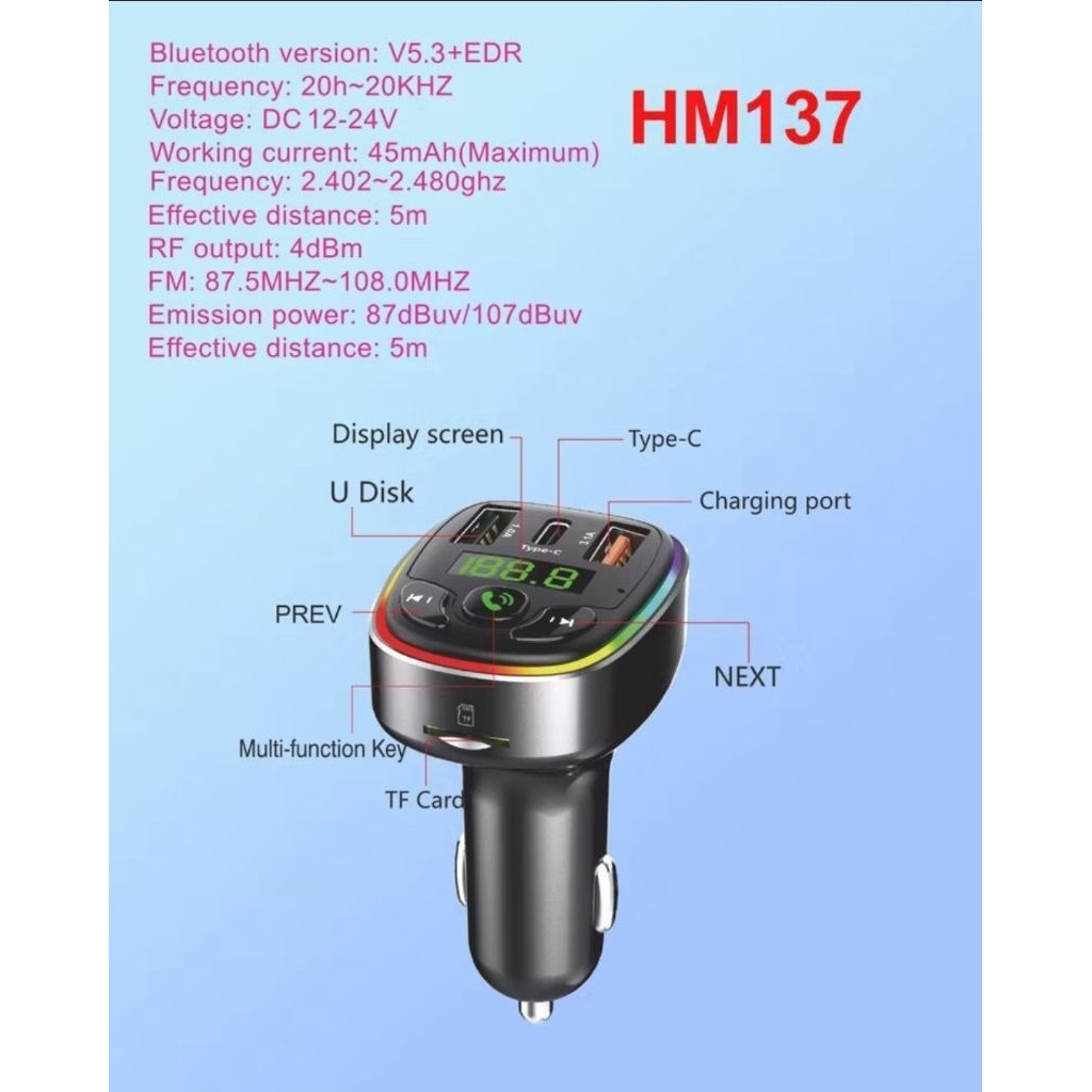 Modulator FM Buat Di Mobil/Seri Fm-137