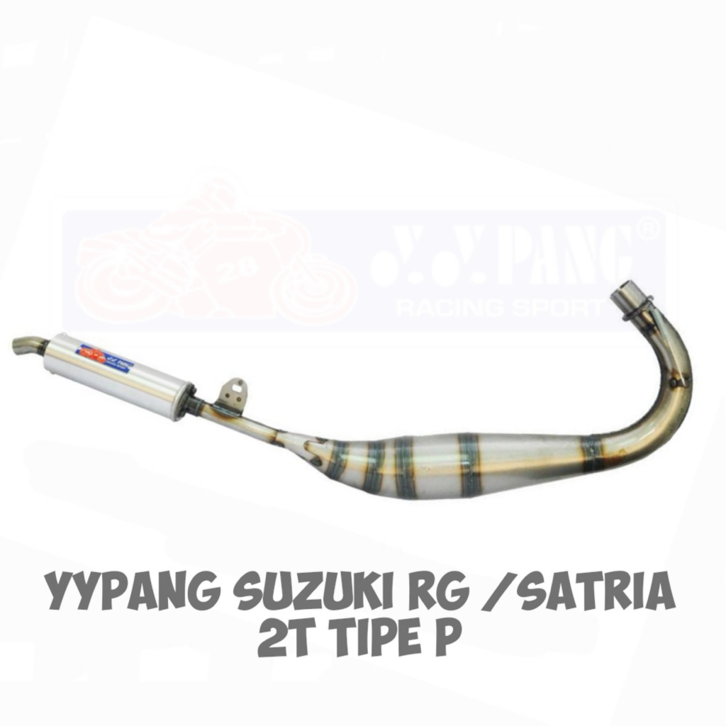 KNALPOT YY PANG SATRIA 2TAK HIU LUMBA TYPE P ORIGINAL MALAYSIA