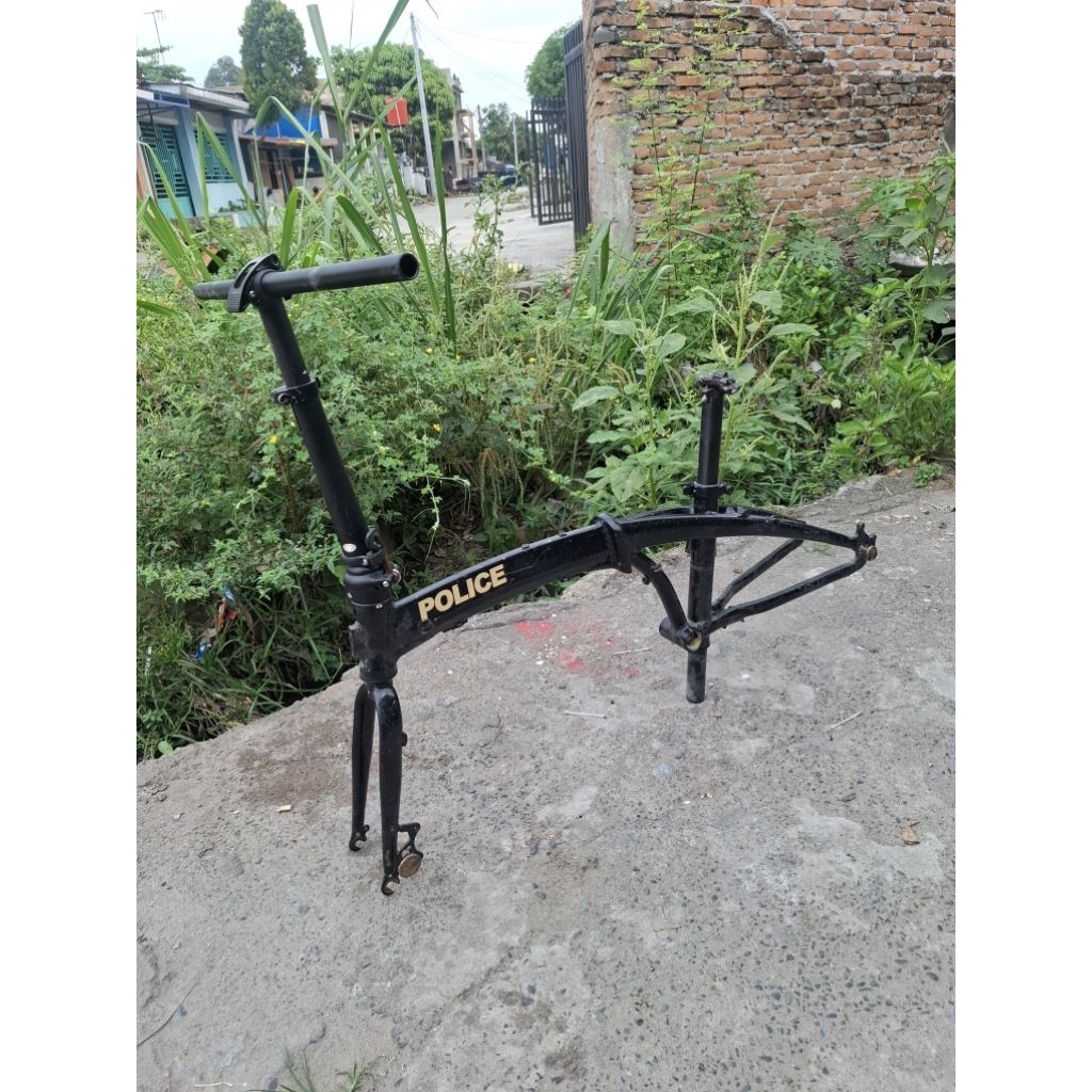 Frame set sepeda lipat ecosmo 20 aloy