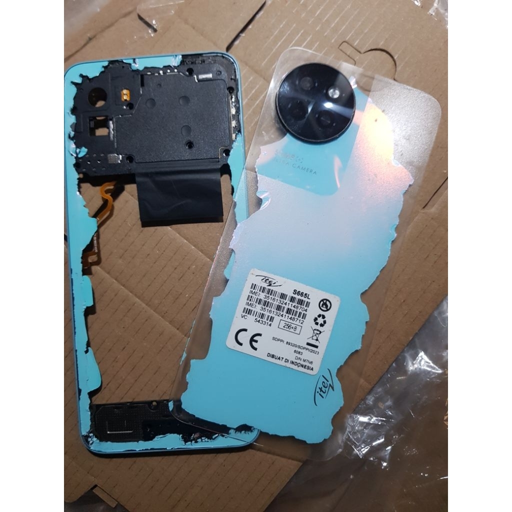 Backdoor plus tulangan itel s23 ori