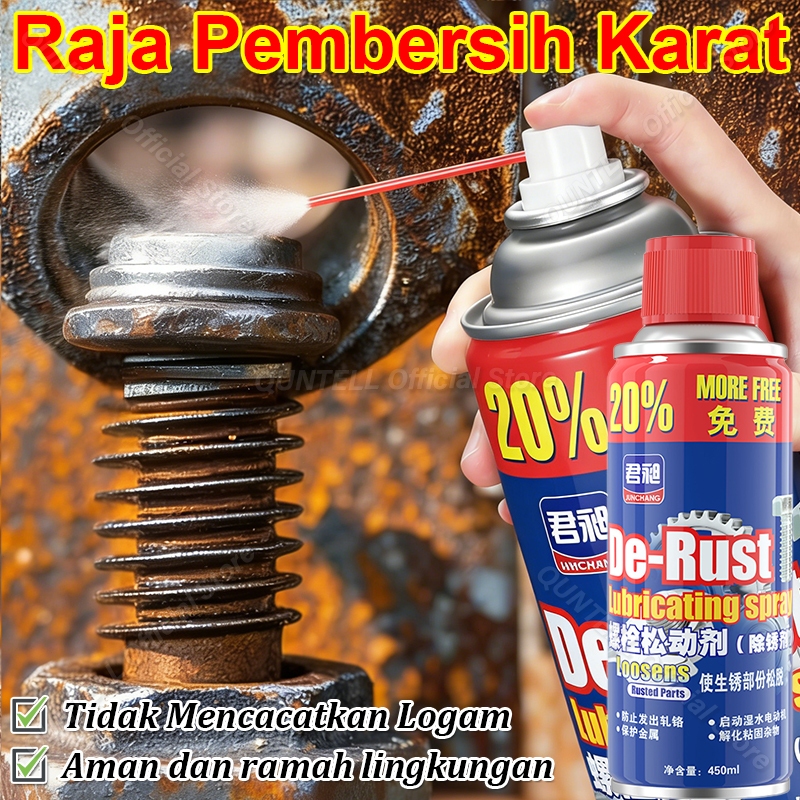 Cairan Penghilang Karat Pembersih Karat Mobil Motor Anti Karat Semprot Cairan Penghilang Karat Besi 