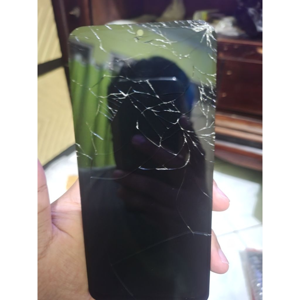 LCD SAMSUNG A16 ORIGINAL COPOTAN MINUS RETAK GLASS