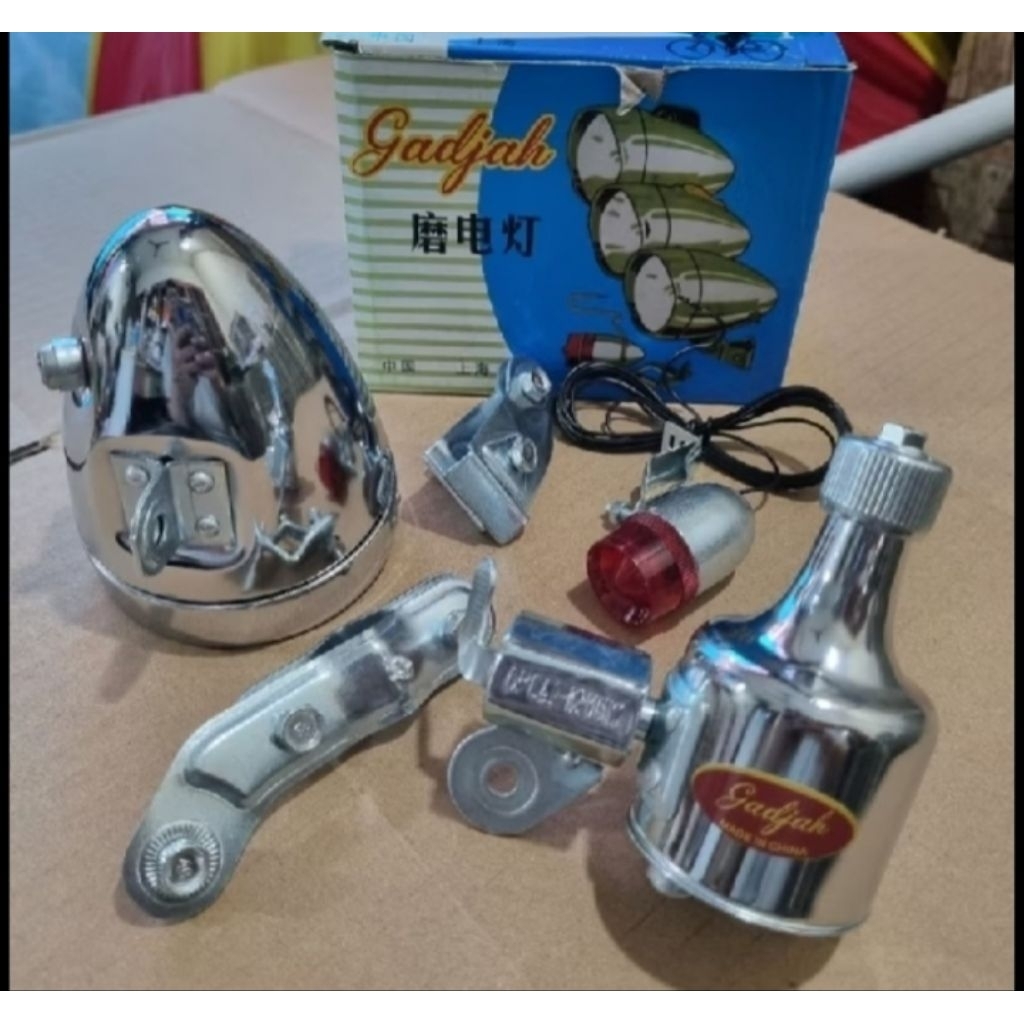lampu dinamo sepeda onthel